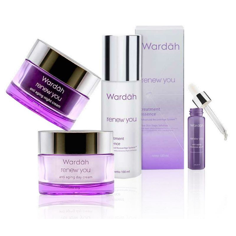 ⭐AZL⭐PAKET Wardah Renew you series | Paket anti aging | skincare anti aging lengkap