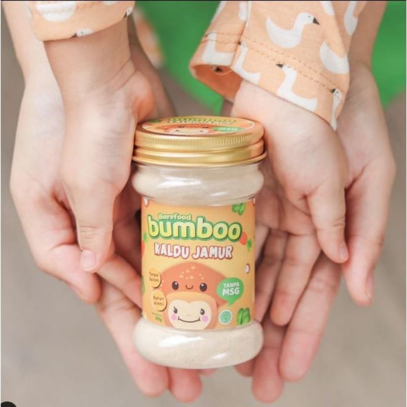 Barefood Bumboo Kaldu Asli Ayam Jamur Keju Asli Bubuk bumbu masak penambah rasa makanan anak MPASI bayi No MSG garam gula penambah rasa Australia Cheddar Cheese weight gain BB booster penambah berat badan anak