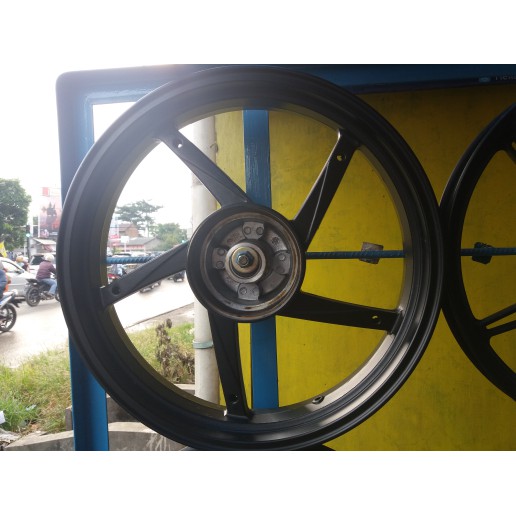 velg racing megapro old depan belakang #HAM