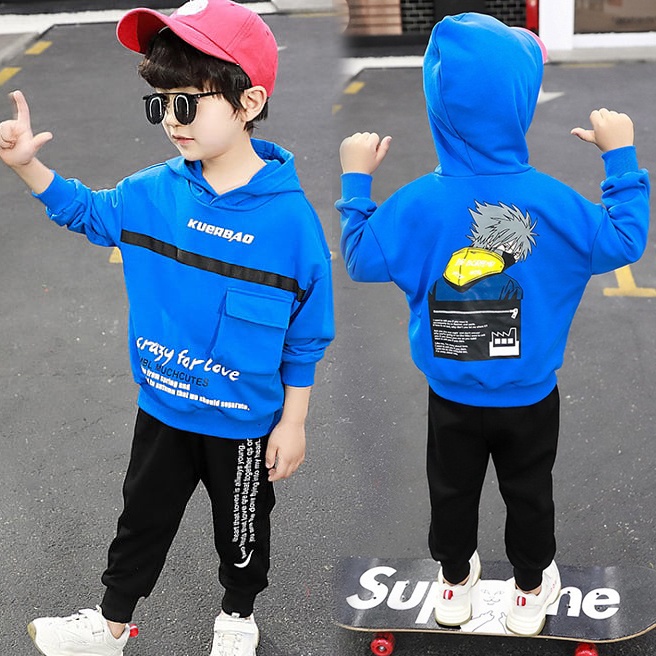 Setelan Anak Laki Laki PREMIUM Hoodie Ninja Kids