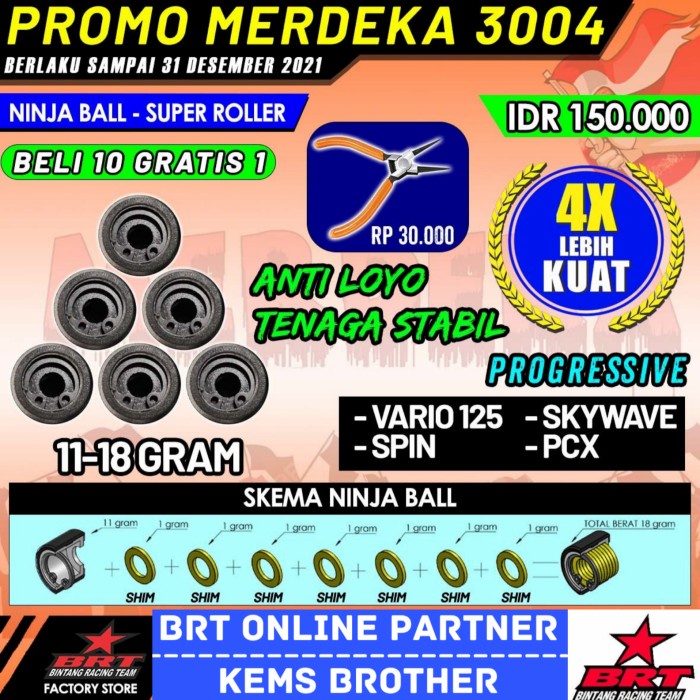 NINJA BALL BRT ROLLER BRT