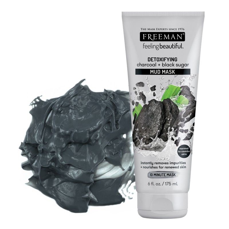 FREEMAN FEELING BEAUTIFUL DETOXIFYING CHARCOAL &amp; BLACK SUGAR MUD MASK