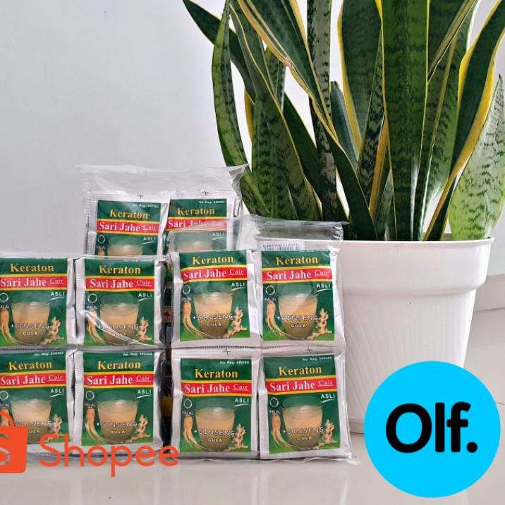Sari Jahe Cair Keraton 12 Sachet Asli Plus Ginseng