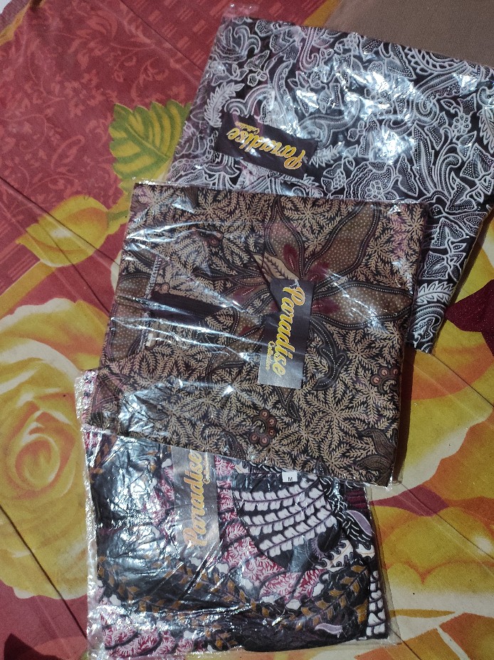 Batik Wanita Asj Sa Hrb026 Kenongo Kemeja Tosca Pendek