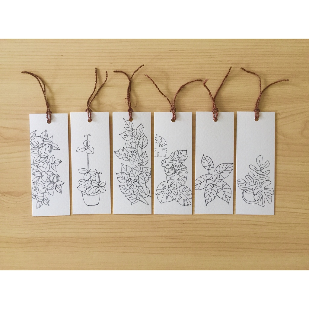 

BOOKMARK/ Pembatas Buku Drawing Paper bisa warnai ada 2 pilihan motif