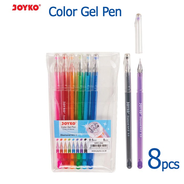 

Color Gel Pen / Pulpen / Pena Joyko GPC-309S / Diamond Art / 0.5 mm