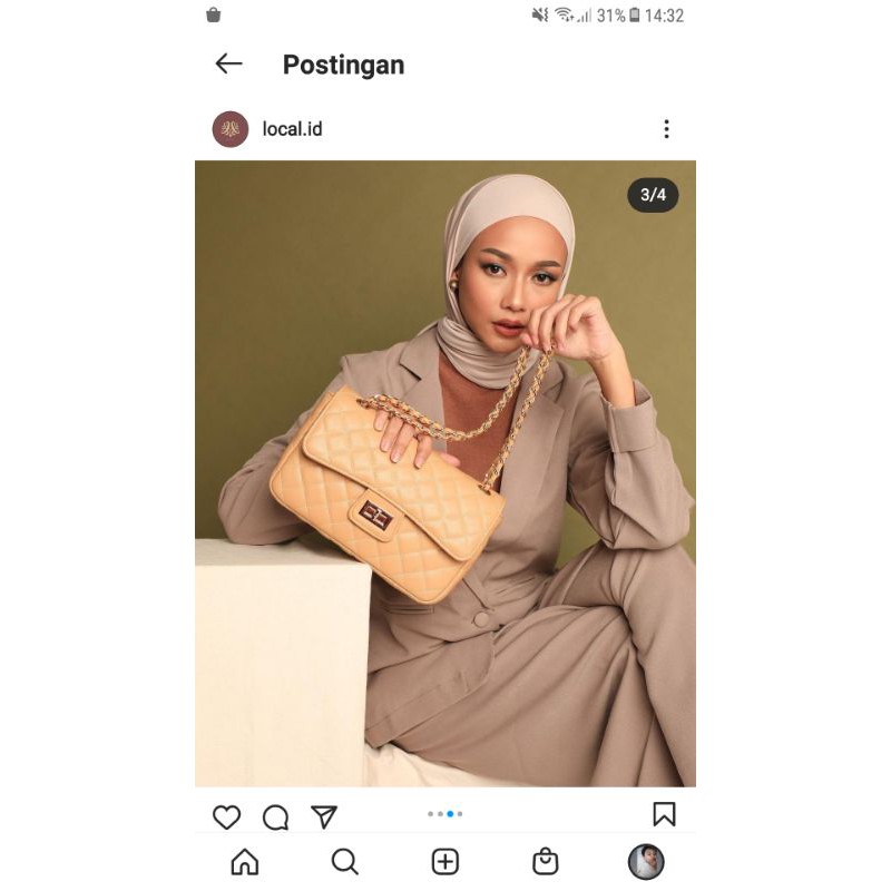 BOSTON BAG BEIGE BY LOCAL.ID