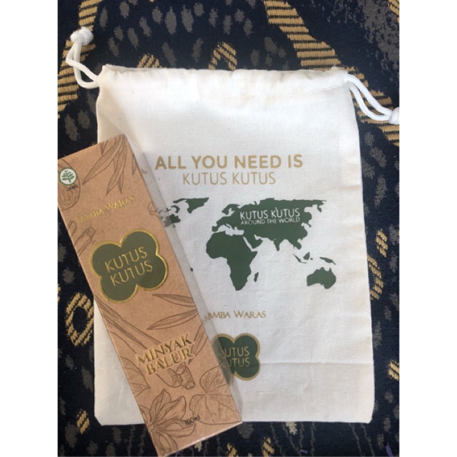 Minyak Kutus Kutus Original Kemasan Baru