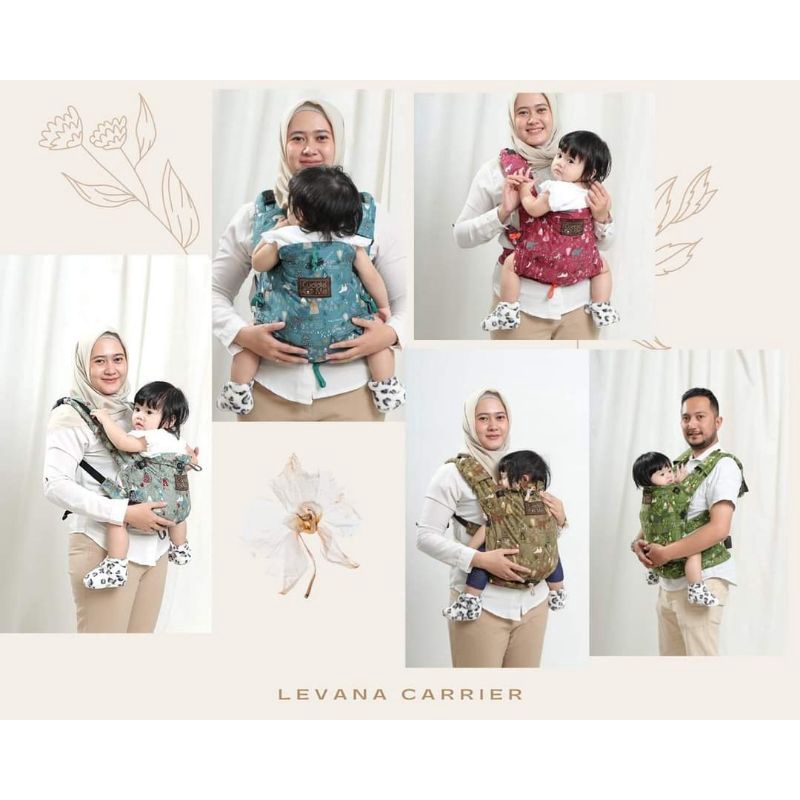 (BONUS HAGMI) LEVANA CARRIER GENDONGAN BAYI CUDDLE ME CUDDLEME