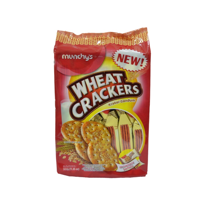 

Munchys Bisc Wheat Crackers 322Gr