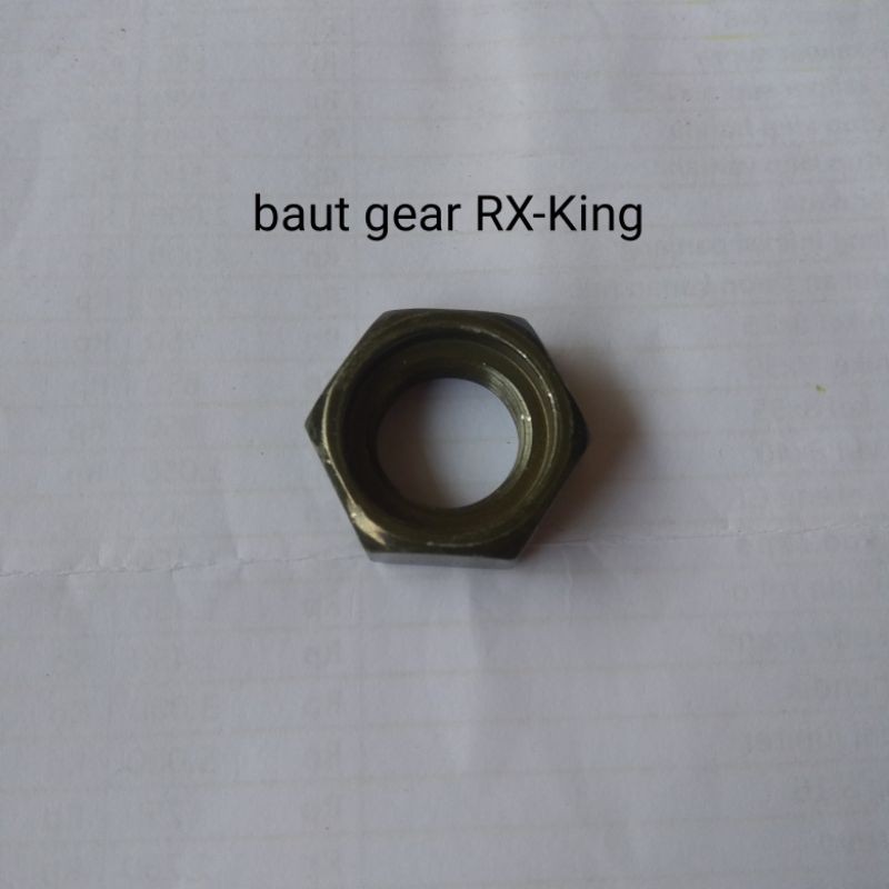 baut gir gear depan rx king