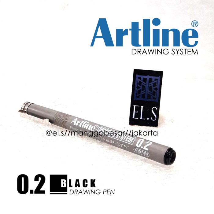 

Pendrawing- Artline Drawing System 02 Black ( Drawing Pen ) -Drawing-Pen.