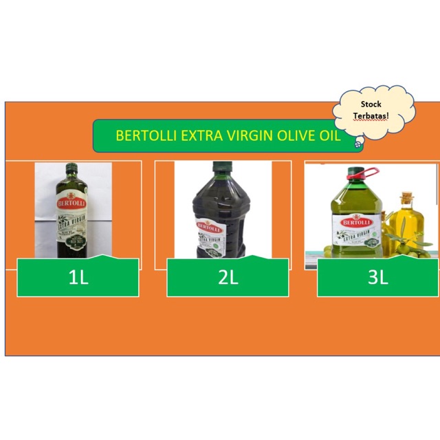 

Bertolli Extra Virgin Olive Oil 1L