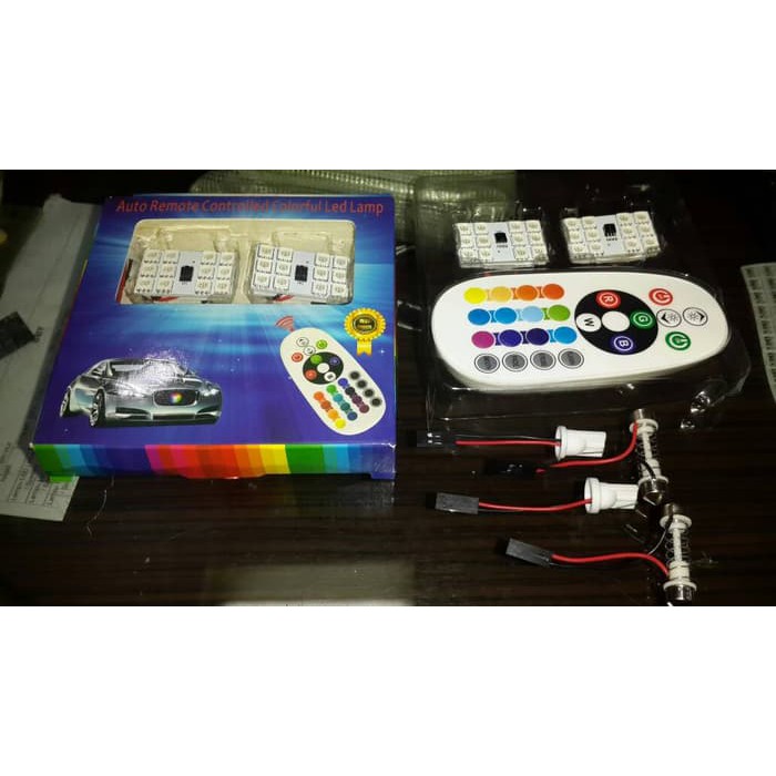 LED PLAFON KABIN 12 smd 5050 RGB remote