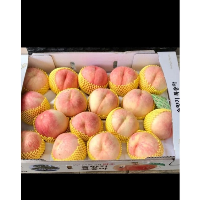 

Peach white Korea original peach manis korea 1 kg