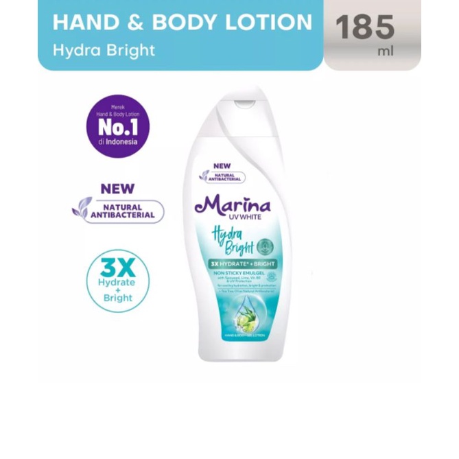 MARINA Hand & Body Lotion UV White Hydro Cool 185ml