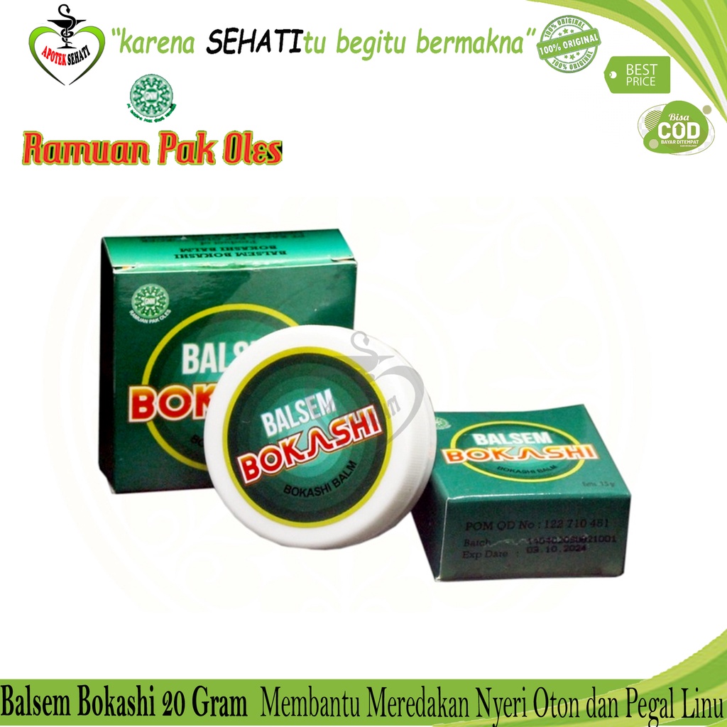 Balsem Bokashi 15 Gram Balsem Serba Guna Ramuan Alami Herbal