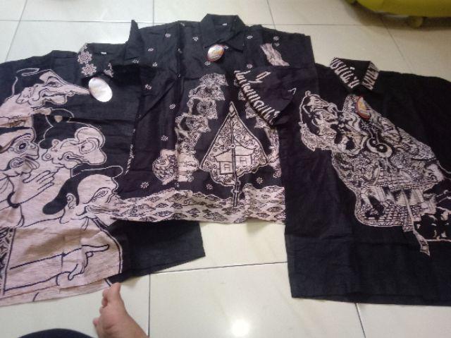 Kemeja Batik Pria Modern Motif Bintang Laot