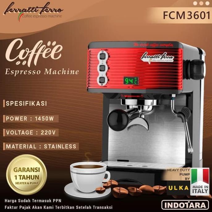 Ferratti Ferro Espresso Machine FCM3601