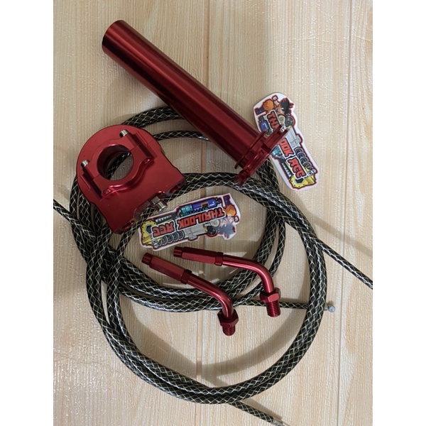 Slongsong Gas Spontan Cnc Plus 2 L Gas + 2 kabel gas serat all motor