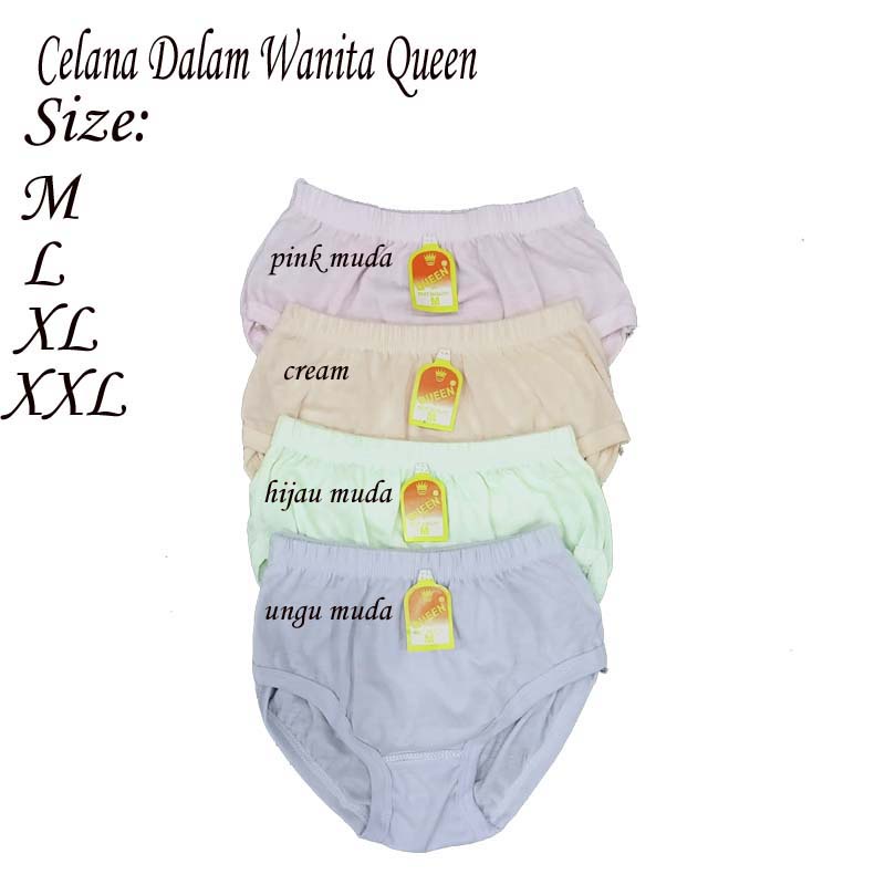 CD Celana Dalam Wanita Murah Merk Queen size M,L,XL,XXL.