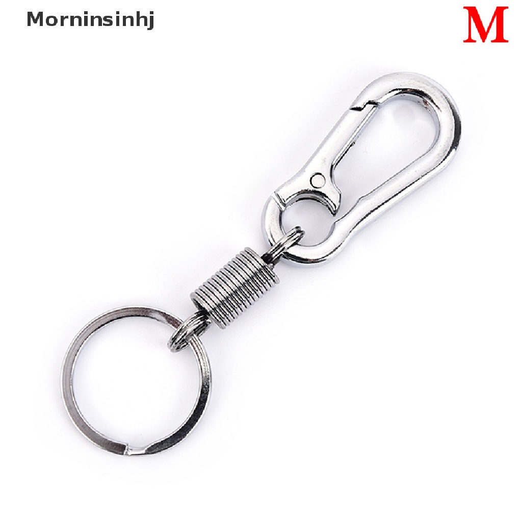 1 Pc Gantungan Kunci carabiner anti Hilang Bahan Stainless steel