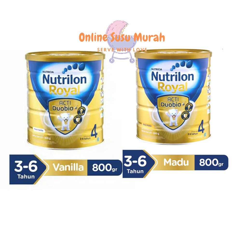 NUTRILON ROYAL 4 VANILLA MADU 800 gr