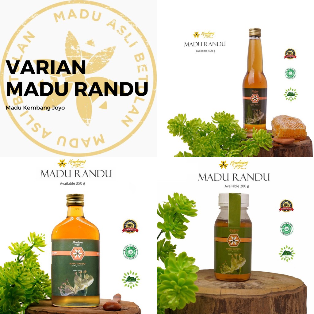 

Madu Kembang Joyo - Madu randu 450, 350, 200 gram