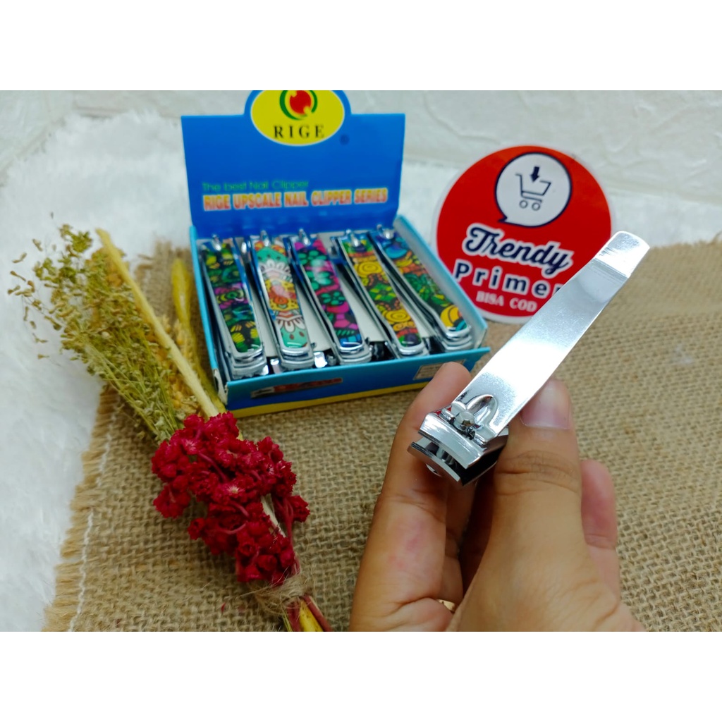 ecer gunting kuku rige besar motif batik cantik nail clipper best quality