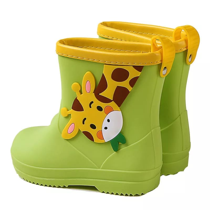 Sepatu Boot Anak Waterproof Jerapah Bunny Dolpin Boots