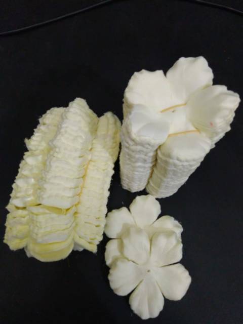 Kelopak bunga rose petal cabang 5 bunga artificial-1