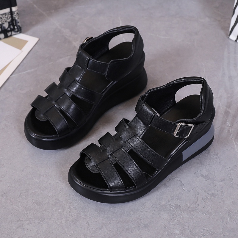 SS-09 Wedges Wanita Formal Sandal Wanita Import COD Termurah