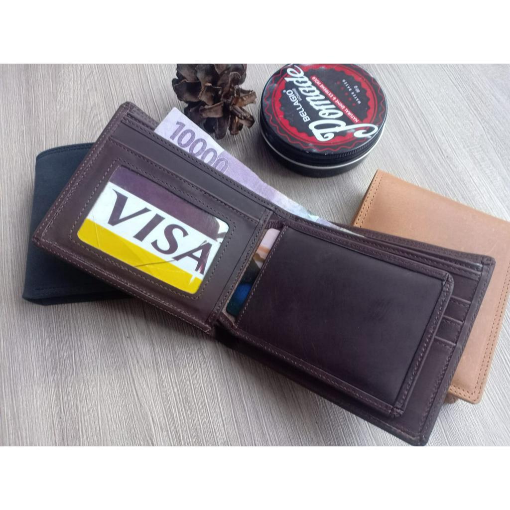 Dompet pria full kulit asli  / dompet lipat standart kulit asli JATACC - DFST