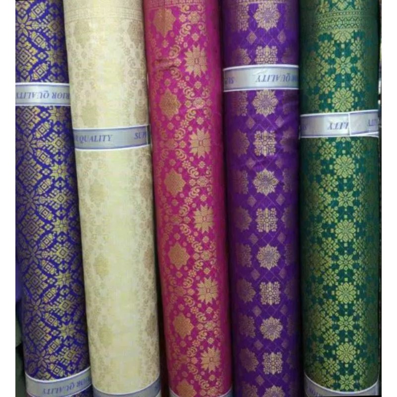 Termurah..!Kain Songket/Songket Tenun/Songket Palembang/Rajut/Bahan Kebaya