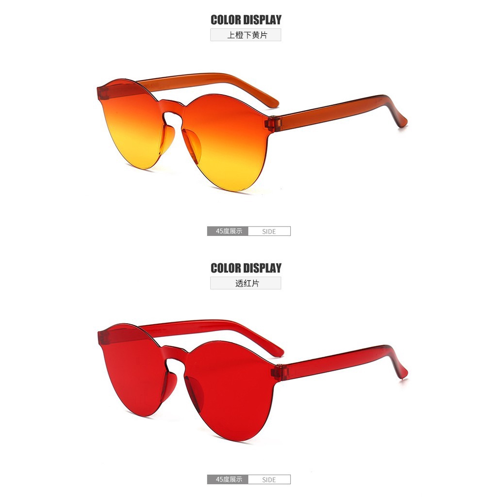 Kacamata Model Mata Kucing Warna Permen Untuk Wanita