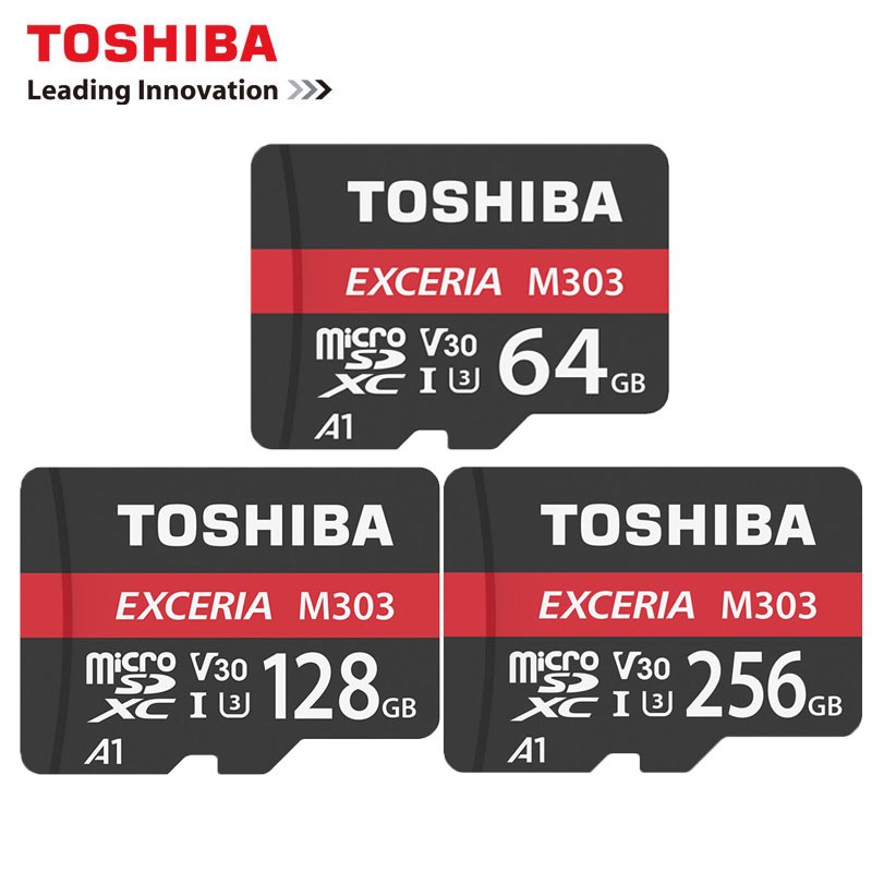 Toshiba Micro SD Card 64GB 128GB 256GB V30 U3 Mini