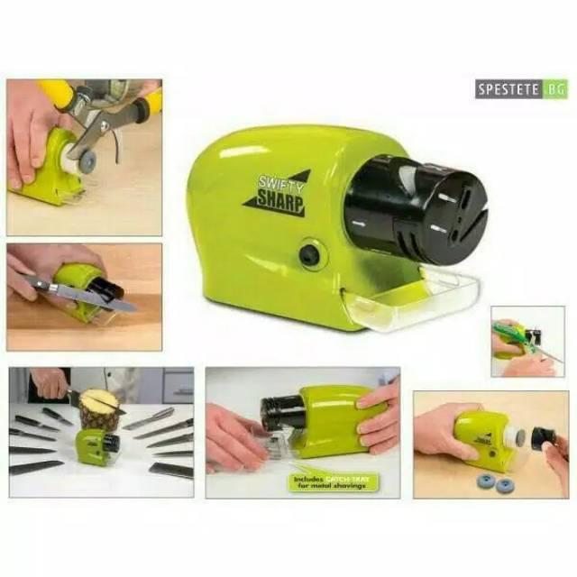 Swift sharp Pengasah Pisau otomatis Multi Function Sharpener - Electric Sharpener swift sharp