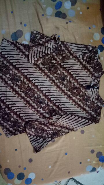 Atasan Batik Dolby Dolbi Dobby Doby Tenun Sutra Tulis Halus Katun Atbm Baron ,sarombit Atasan