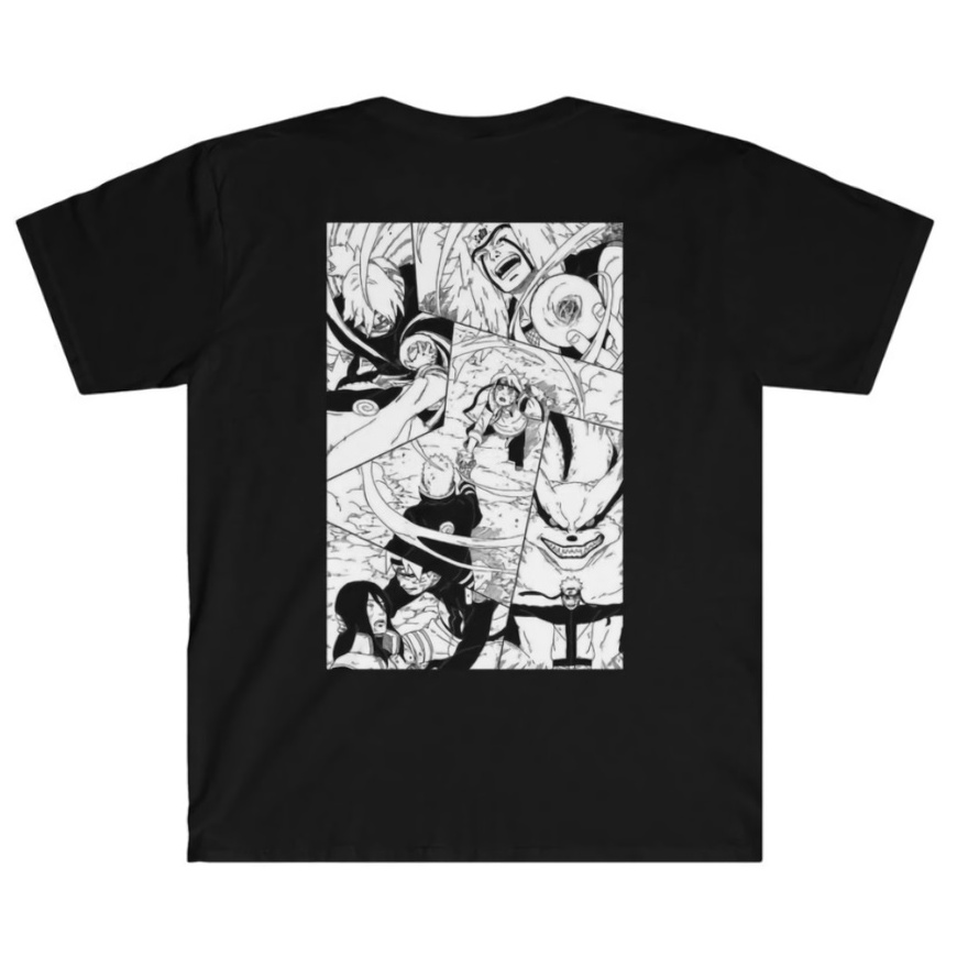 Tshirt Sekai Ichi Jiraiya Neji Memories Anime Manga Naruto