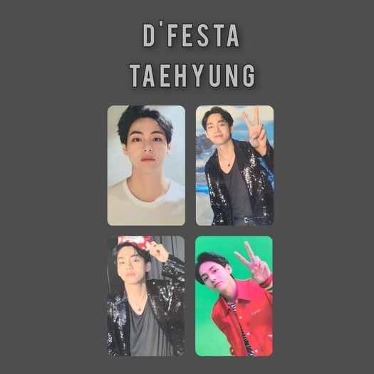 PC PHOTOCARD BTS TAEHYUNG DFESTA UNOFF