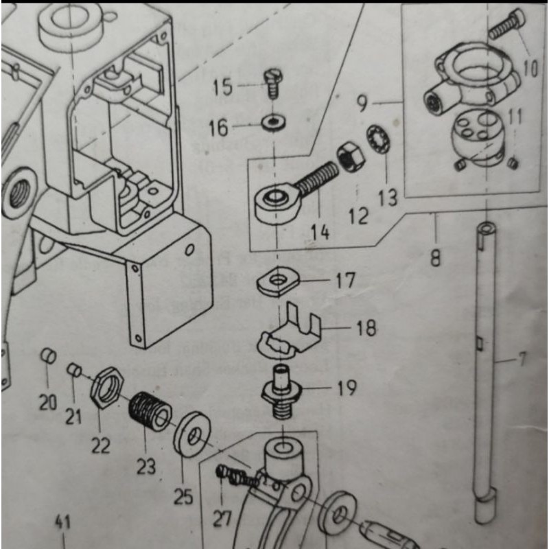 242031 Rod End Stud Mesin Jahit Karung NP 7A / NP-7A