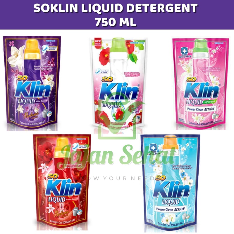 Soklin Liquid Detergent 750ml