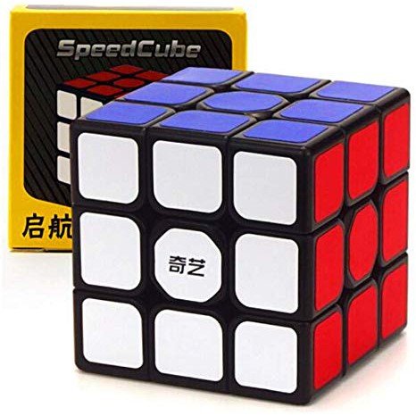 Rubic's Magic Cube (Permainan Rubik Kubus Ajaib) Ukuran 3x3 Merk Qiyi Versi Sail W Varian Blackbase
