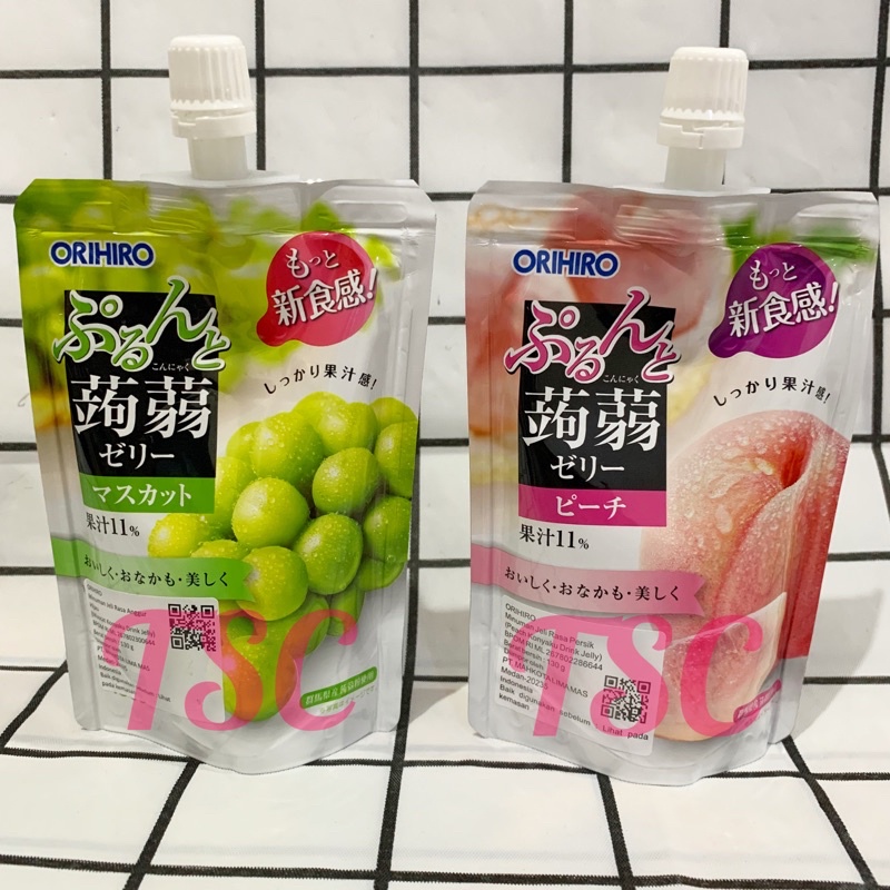 

Orihiro Fruit Konyaku Jelly Drink Peach / Muscat / Anggur Hijau / Persik / Minuman