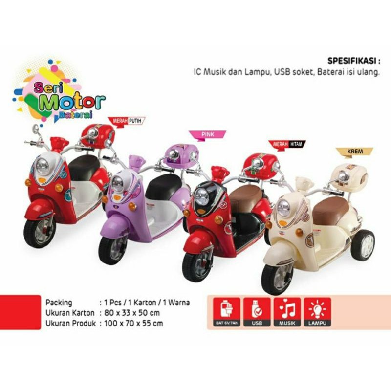 scoopy motor aki anak