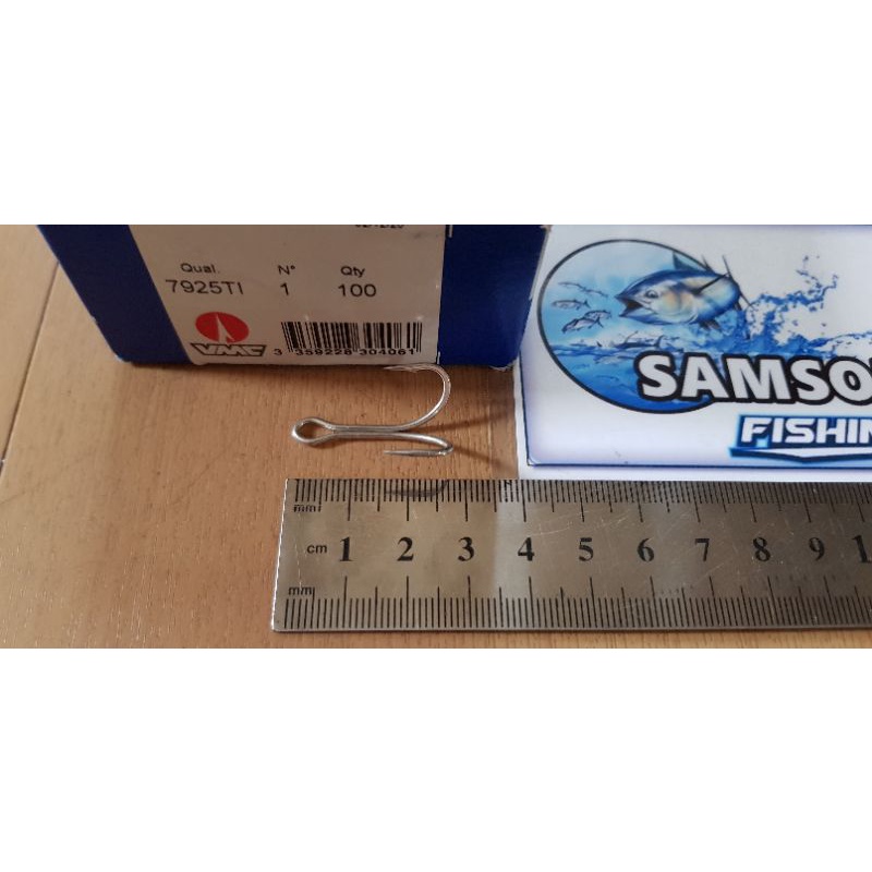 double hook vmc ukuran 1 1/0 2/0 3/0 eceran kode 7925TI 7925 ti