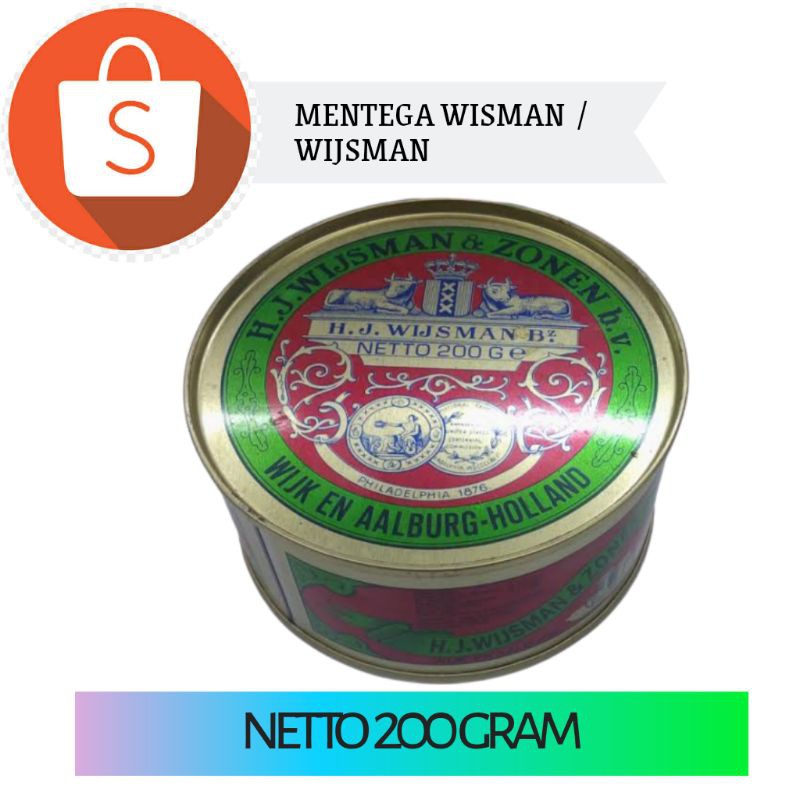 

Mentega Wisman 200 gram / Wijsman