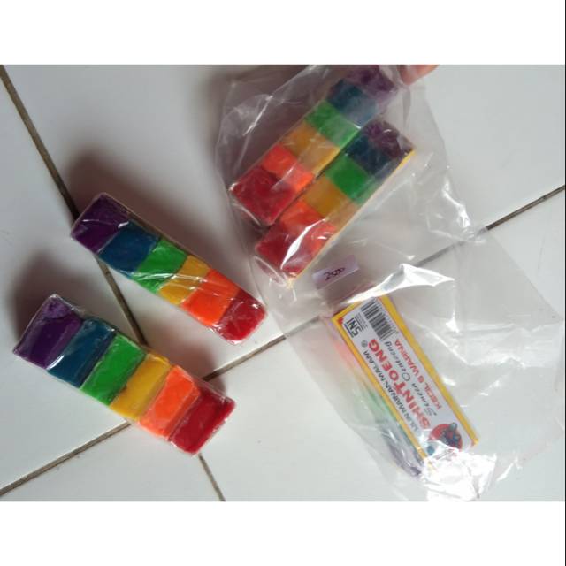 

Malem/plastisin warna warni isi 6