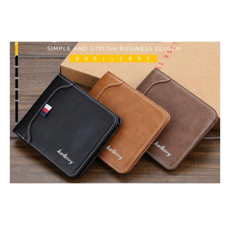 Dompet Kulit Pria Cowok Baellerry Original Import BLY014