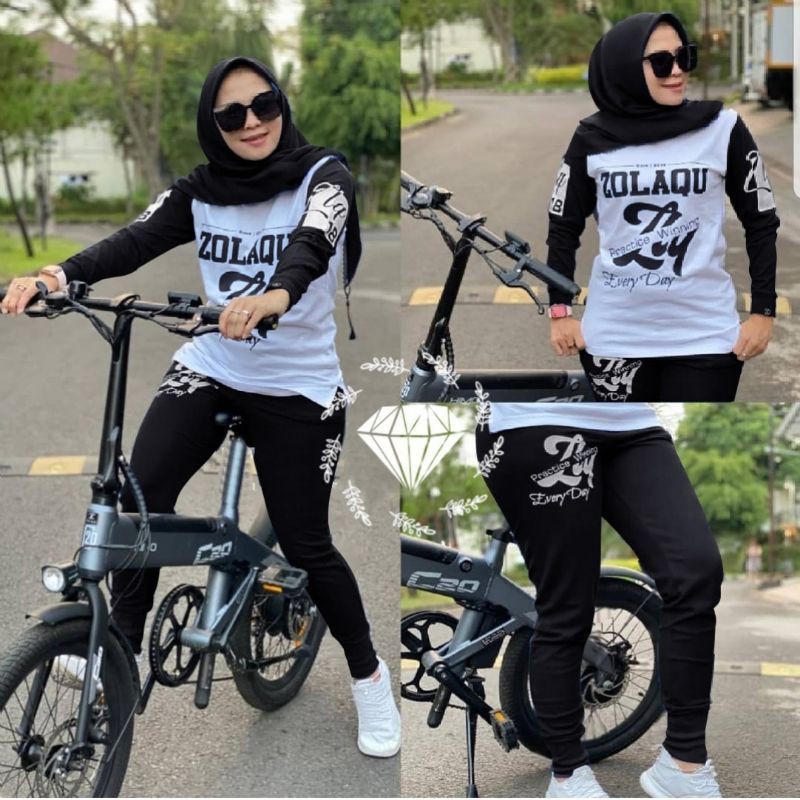 3 UKURAN L XL XXL SET GOWES ZLQ SETELAN CELANA BIKE TRAINING MR / FE ADA VIDEO REAL PICT